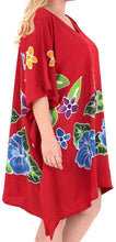 Load image into Gallery viewer, Women&#39;s Beachwear Evening Plus Kimono Blouse Loose Casual Cover ups Dresses Red