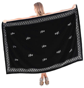 la-leela-womens-bikini-wrap-cover-up-swimsuit-dress-sarong-solid-5-one-size