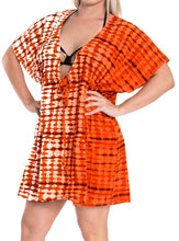 Load image into Gallery viewer, LA LEELA Coverup Beach Bikini Swimwear Swimsuit Caftan Dress Women Printed