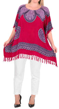 Load image into Gallery viewer, Women&#39;s Top Designer Tunic Beachwear Plus Size Loose Fit Casual  14 - 18