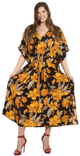 Load image into Gallery viewer, la-leela-womens-nightgown-kaftan-style-beachwear-bathing-suit-cover-up-dress