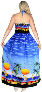 la-leela-soft-printed-vacation-tube-dress-womens-bright-blue-283-one-size