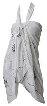 Load image into Gallery viewer, la-leela-womens-beach-bikini-cover-up-wrap-bathing-suit-sarong-solid-9-one-size