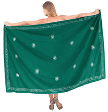 Load image into Gallery viewer, LA LEELA Women&#39;s Bikini Wrap Cover up Swimsuit Dress Sarong Solid 15 ONE Size