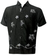 Load image into Gallery viewer, la-leela-shirt-casual-button-down-short-sleeve-beach-shirt-men-aloha-pocket-80
