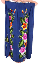 Load image into Gallery viewer, Women&#39;s Beachwear Sleeveless Rayon Cover up Dress Casual Caftans Multi  Blue