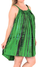 Load image into Gallery viewer, La Leela Beachwear Evening Plus Light Blouse tunic Tops Casual Cover ups Green