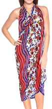 Load image into Gallery viewer, LA LEELA Beachwear Bikini Cover up Bathing Suit Wrap Pareo Women 19 ONE Size