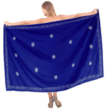 Load image into Gallery viewer, LA LEELA Women Beachwear Sarong Bikini Cover up Wrap Dress Solid 1 ONE Size