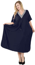 Load image into Gallery viewer, Long Kimono Loose Beach Swimwear Swimsuit Bikini Cover up Caftan Maxi Dress L-5X