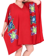 Load image into Gallery viewer, Women&#39;s Kimono Designer Sundress Beachwear Plus Size Evening Casual Cover up Red