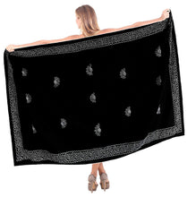 Load image into Gallery viewer, la-leela-rayon-swimsuit-scarf-deal-dress-beach-sarong-solid-72x42-violet_21