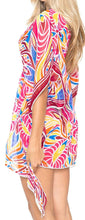 Load image into Gallery viewer, LA LEELA Bikini Swim Beach wear Swimsuit Cover ups Womens Caftan Dress Printed