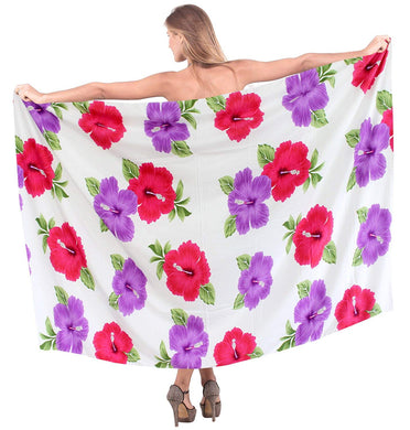 LA LEELA Women Beachwear Bikini Wrap Cover up Swimwear Bathing Suit 1 ONE Size