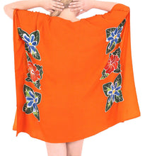 Load image into Gallery viewer, Women&#39;s Kimono Designer Sundress Beachwear Plus Evening Casual Cover ups Orange