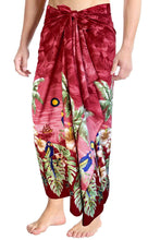 Load image into Gallery viewer, Vintage Casual Aloha Beachwear Wrap Swimwear/Sleepwear Pareo Likre Mens Sarong