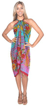 Load image into Gallery viewer, la-leela-women-beachwear-bikini-cover-up-wrap-dress-swimwear-sarong-9-one-size