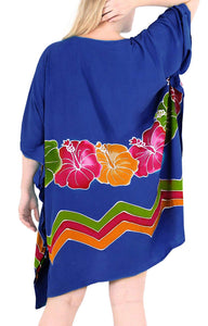 Women's Beachwear Evening Plus Kimono Blouse Loose Casual Cover ups Casuals Blue