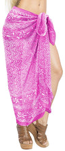 Load image into Gallery viewer, la-leela-womens-beachwear-bathing-sarong-bikini-cover-up-wrap-dress-19-one-size
