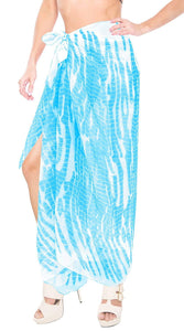 LA LEELA Women Beachwear Bikini Wrap Cover up Swimwear Gradient ONE Size