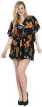 Load image into Gallery viewer, LA LEELA Cover up Beach Bikini Swimwear Swimsuit Kaftan Dress Women Printed