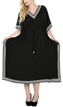 Load image into Gallery viewer, Long Kimono Loose Beach Swimwear Swimsuit Bikini Cover up Caftan Maxi Dress L-5X