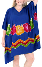 Load image into Gallery viewer, Women's Designer Sundress Beachwear Plus Size Lounger Bikini Cover ups TOP Blue