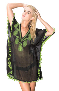 la-leela-bikini-swim-beach-wear-swimsuit-coverup-women-kimono-dress-embroidery