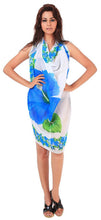 Cargar imagen en el visor de la galería, LA LEELA Women&#39;s Bikini Wrap Cover up Swimsuit Sarong Dress Jacquard ONE Size