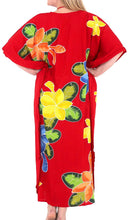 Load image into Gallery viewer, Women&#39;s Beachwear Swimwear Rayon Cover ups Aloha Swimsuit Caftans Multi Red
