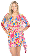 Load image into Gallery viewer, LA LEELA Bikini Swim Beach wear Swimsuit Cover ups Womens Caftan Dress Printed