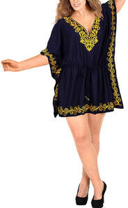 la-leela-bikini-swim-beach-wear-swimsuit-cover-up-womens-kimono-dress-embroidery-1