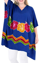 Load image into Gallery viewer, Women's Designer Sundress Beachwear Plus Size Lounger Bikini Cover ups TOP Blue