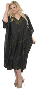 la-leela-rayon-6-solid-womens-kaftan-nightgown-beachwear-cover-up-dress