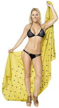 Load image into Gallery viewer, la-leela-womens-bikini-wrap-cover-up-swimsuit-dress-sarong-solid-5-one-size