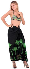 Load image into Gallery viewer, LA LEELA Women Bikini Cover up Wrap Dress Swimwear Sarong Solid ONE Size