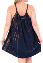 Load image into Gallery viewer, Women&#39;s Rayon Swimsuit Swimwear Evening Beach LOOSE Caftan Tie Dye Caftan Blue