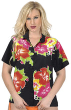 Load image into Gallery viewer, women-shirt-top-hawaiian-beach-blouses-tank-casual-aloha-holiday-button-down