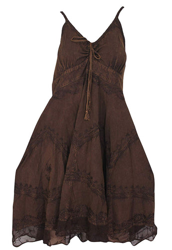 LA LEELA Everyday Essentials Caftan Tunic Tank Summer Beach Dress Swim Cover Up G