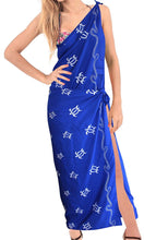Load image into Gallery viewer, la-leela-women-beachwear-bikini-cover-up-swimwear-wrap-solid-5-plus-size