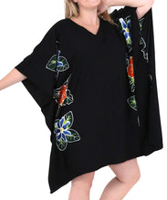 Load image into Gallery viewer, Women Loose Designer Sundress Beachwear Plus Size Evening Casual Cover ups Black
