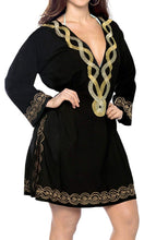 Load image into Gallery viewer, LA LEELA Rayon 01 Solid Women&#39;s Caftan Kimono Nightgown Beachwear Cover up Dress