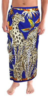 LA LEELA Soft Light Printed Casual Beach Resort Pareo Boy Wrap 72