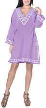 Load image into Gallery viewer, la-leela-swimwear-swimsuit-beach-bikini-cover-up-women-summer-dress-embroidery