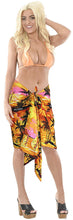 Load image into Gallery viewer, LA LEELA Mini Sarong Women Beachwear Bikini Cover up Swimwear Wrap Printed8