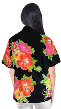 Load image into Gallery viewer, women-shirt-top-hawaiian-beach-blouses-tank-casual-aloha-holiday-button-down