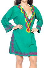 Load image into Gallery viewer, LA LEELA Rayon 01 Solid Women&#39;s Caftan Kimono Nightgown Beachwear Cover up Dress