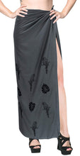 Load image into Gallery viewer, la-leela-women-beachwear-bikini-cover-up-swimwear-wrap-solid-5-plus-size