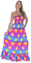 Load image into Gallery viewer, la-leela-3-in-1-vintage-floral-halter-neck-dress-long-maxi-beach-skirt-women