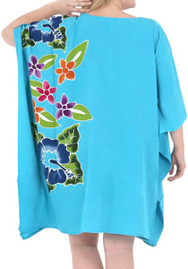 Women's Dress Sundress Beachwear Plus Size Evening Casual Cover ups Turquoise